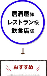 居酒屋様レストラン様飲食店様